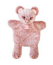 Șoricel de pluș pentru teatru de păpuși Mouse Sweety Mousse Histoire d’ Ours roz 25 cm de la 0 luni