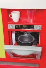 Kuchynky pre deti sety - Set elektronická kuchynka Bon Appetit Red&Green Smoby so zvukmi a upratovací set so žehliacou doskou a žehličkou_3