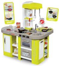 Kuchynky pre deti sety - Set kuchynka elektronická Tefal Studio XL Smoby kiwi so zvukmi a upratovací vozík s vysávačom_0