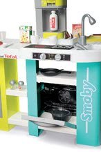 Kuchynky pre deti sety - Set kuchynka elektronická Tefal Studio XL Bubble Smoby s bublaním a opasok Auta 3 s náradím ako darček_3