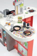 Kuchyňky pro děti sety - Set kuchyňka elektronická Tefal Studio 360° XXL Bubble Smoby mrkvová a kavárna s Espresso kávovarem Coffee House se zmrzlinou_2