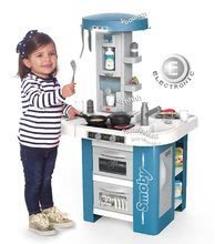 Kuchynky pre deti sety - Set kuchynka s technickým vybavením Tech Edition Smoby elektronická s upratovacím vozíkom a žehliacou doskou_0