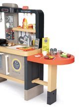 Kuchyňky pro děti sety - Set restaurace s elektronickou kuchyňkou Chef Corner Restaurant Smoby s kočárkem pro dvě panenky DeLuxe Maxi Cosi&Quinny Grey_33