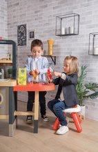 Kuchyňky pro děti sety - Set restaurace s elektronickou kuchyňkou Chef Corner Restaurant Smoby s kočárkem pro dvě panenky DeLuxe Maxi Cosi&Quinny Grey_24