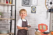 Kuchyňky pro děti sety - Set restaurace s elektronickou kuchyňkou Chef Corner Restaurant Smoby s kočárkem pro dvě panenky DeLuxe Maxi Cosi&Quinny Grey_68