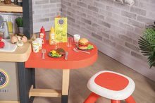 Kuchyňky pro děti sety - Set restaurace s elektronickou kuchyňkou Chef Corner Restaurant Smoby s kočárkem pro dvě panenky DeLuxe Maxi Cosi&Quinny Grey_19
