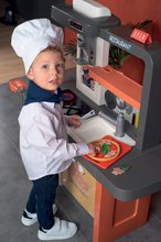 Kuchynky pre deti sety - Set reštaurácia s elektronickou kuchynkou Kids Restaurant záchod s kúpeľnou Smoby a vanička s jedálenskou stoličkou a kolíska_11