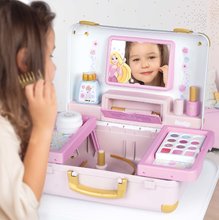 Kosmetiktisch für Kinder - Kosmetik-Koffer Disney Princess Beauty Vanity Smoby Friseur- und Kosmetikstudio mit Nagelstudio und 13 Zubehörteilen_0