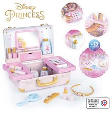 Kozmetický stolík pre deti - Kozmetický kufrík Disney Princess Beauty Vanity Smoby kaderníctvo a kozmetika s nechtovým štúdiom s 13 doplnkami_2