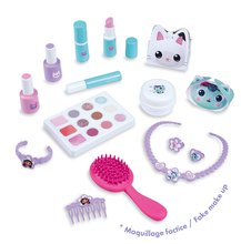 Mesa de maquillaje para niños - Kozmetický kufrík so zrkadlom Gabby Beauty Vanity Smoby se traduce al español como: Maletín de cosméticos con espejo Gabby Be para una peluquera con estudio de uñas y cosméticos de maquillaje con 15 complementos_2