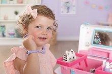 Kosmetiktisch für Kinder - Kosmetikkoffer mit Spiegel Gabby Beauty Vanity Smoby für eine Friseurin mit Nagelstudio und Make-up-Kosmetik mit 15 Zubehörteilen_8