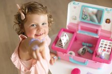 Kosmetiktisch für Kinder - Kosmetikkoffer mit Spiegel Gabby Beauty Vanity Smoby für eine Friseurin mit Nagelstudio und Make-up-Kosmetik mit 15 Zubehörteilen_9