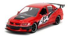 Modely - Voitures Mitsubishi Lancer Evolution IX et Nissan Skyline GTR R34 Fast & Furious Twin Pack Jada métallique avec des portes ouvrantes longueur 13 cm 1:32_0