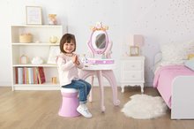 Kosmetický stolek pro děti - Kosmetický stolek Disney Princess 2in1 Hairdresser Smoby a židle s 10 zkrášlovacími doplňky 94 cm výška_4