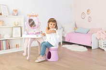 Kosmetický stolek pro děti - Kosmetický stolek Disney Princess 2in1 Hairdresser Smoby a židle s 10 zkrášlovacími doplňky 94 cm výška_6