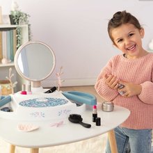 Waschmaschinen für Kinder - Set Wascherei mit Frontlader-Waschmaschine und Friseurkopf mit braunen Haaren Wash&Clean Laundry Smoby mit einem Kosmetiktisch und einem elektronischen Staubsauger mit Geräusch_26