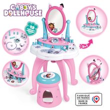 Waschmaschinen für Kinder - Set Waschküche mit Frontlader-Waschmaschine und Kosmetiktisch Gabby Rowenta Wash&Clean Wäscherei Smoby mit einem Stuhl und einem elektrischen Staubsauger_1