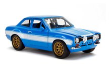 Modely - Samochodzik Ford Escort 1974 Fast & Furious Jada metalowe z otwieranymi częściami i gumowymi kółkami długość 18 cm 1:24_1