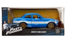 Modeli automobila - Autić Ford Escort 1974 Fast & Furious Jada metalni s otvarajućim dijelovima i gumenim kotačićima dužina 18 cm 1:24_3