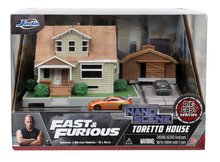 Modely - Garage avec la maison de Dominic Toretto Fast & Furious Nano scene Jada 13 pièces avec un coin pique-nique et 2 petites voitures en métal à partir de 8 ans_5