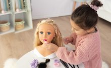 Kosmetiktisch für Kinder - Frisierkopf für Friseure mit blonden Haaren My Beauty Blonde Styling Head Smoby Erstellung von Frisuren mit 19 Accessoires_1