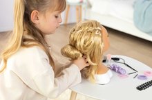 Detské práčky - Set spălătorie cu mașină de spălat cu încărcare frontală și cap de pieptănat cu păr blond Wash&Clean Laundry Smoby cu valiză cosmetică și aspirator electronic cu sunete_19