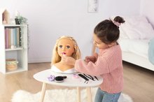 Kosmetiktisch für Kinder - Frisierkopf für Friseure mit hellen Haaren My Beauty Blonde Styling Head Smoby Erstellung von Frisuren mit 19 Accessoires ab 3 Jahren_4