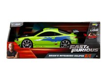 Vozila na daljinsko upravljanje - Avto na daljinsko upravljanje RC Brian Mitsubishi Eclipse 1995 Fast & Furious Jada dolžina 28 cm 1:16 od 6 let_11