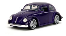 Modely - Autko Volkswagen Beetle Hollywood Rides Jada metalowe z otwieranymi drzwiami i figurką Wednesday 1:24_2