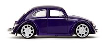 Modely - Autko Volkswagen Beetle Hollywood Rides Jada metalowe z otwieranymi drzwiami i figurką Wednesday 1:24_8