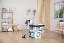 Reinigungsspiele - Waschküche mit Frontlader Waschmaschine Rowenta Wash&Clean Laundry Smoby mit einem elektrischen Staubsauger mit Sound und einem Bügeleisen 17 Zubehörteile_1