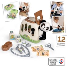 Arztwagen für Kinder - Veterinärkoffer mit tragbarem 2-in-1-Box Veterinary Case Smoby mit einem Plüschpanda und medizinischen Hilfsmitteln 12 Zubehörteile_0