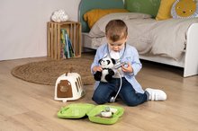 Carreli medici per bambini - Valigetta del veterinario con trasportino 2in1 Veterinary Case Smoby con un panda di peluche e strumenti medici 12 accessori_2