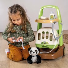 Cucine per bambini set - Set cucina elettronica e carrello veterinario con valigetta Tefal French Touch Bubble Smoby con bolle magiche e un panda di peluche_9