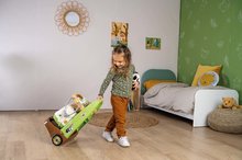 Sets de cuisine pour enfants - Set de cuisine électronique et chariot vétérinaire avec mallette Tefal French Touch Bubble Smoby avec un bouillonnement magique et un panda en peluche_13