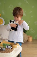 Arztwagen für Kinder - Veterinärpraxis mit Plüschpanda Veterinärzentrum Smoby mit einem Arztpult und Badewanne mit 19 Zubehörteilen_0