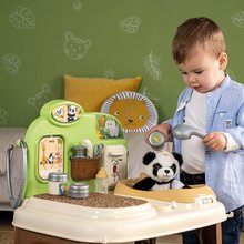 Carritos médicos para niños - Consulta veterinaria con panda de peluche Centro Veterinario Smoby con un mostrador médico y una bañera con 19 accesorios_1