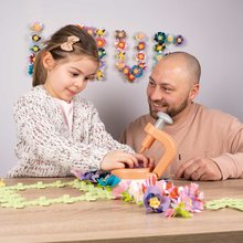 Supermarteturi pentru copii - Florărie cu producție de flori decorative Crea Deco Flowers Set Smoby 200 de accesorii cu mașină de lipirea petalelor din material de la 5 ani_13