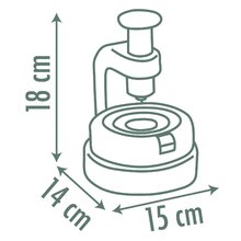 Trgovine za otroke - Cvećarna z izdelavo okrasnih cvetov Crea Deco Flowers Set Smoby 200 dodatkov s napravo za povezovanje tekstilnih lističev od 5 let_1