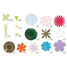 Läden für Kinder - Blütenblätter als Ersatz für die dekorative Floristik Crea Deco Flowers Refill Smoby 98 Zubehör zur Herstellung von 16 Blumen ab 5 Jahren_1