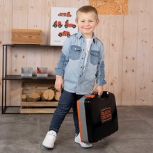 Banco da lavoro per bambini - Banco da lavoro in valigetta 2in1 Bricolo Smart Workbench Black&Decker Smoby banco da lavoro pieghevole con attrezzi 50 accessori dai 3 anni_1