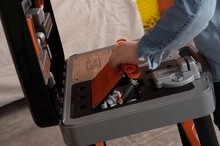 Pracovní dětská dílna - Pracovní dílna v kufříku 2v1 Bricolo Smart Workbench Black&Decker Smoby rozkládací pracovní stůl s nářadím 30 doplňků_0