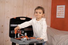 Pracovná detská dielňa - Pracovná dielňa v kufríku 2v1 Bricolo Smart Workbench Black&Decker Smoby rozkladací pracovný stôl s náradím 30 doplnkov_3