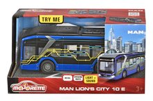 Játékautók  - Autóbusz MAN Lion´s Citiy 10 E Bus Majorette hanggal fénnyel gumikerekekkel és nyitható ajtóval 22,5 cm hosszú_1