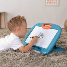 Lavagne scolastiche - Tavoletta portatile per disegnare Travel Slate Smoby facilmente pieghevole e trasportabile con pennarello cancellabile panno e 4 fogli di carta_2