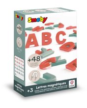 Magnetky pro děti - Magnetická písmenka velká ABC Magnetic Letters Smoby dvoubarevná 48 kusů_2