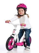 Odrážadlá od 18 mesiacov - Balančné odrážadlo Learning Bike Smoby s nastaviteľnou výškou sedadla bielo-ružové od 24 mes_5
