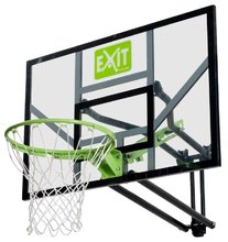 Basketbalová konstrukce s deskou a košem Galaxy wall mount system Exit Toys ocelová uchycení na zeď nastavitelná výška