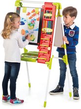 Tableaux effaçables - Table double face pour craie et aimants Paint&Learn Chicos avec 82 accessoires_0