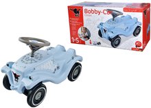 Odrážadlá od 12 mesiacov - Odrážadlo auto Bobby Car Classic Blowball BIG modré s klaksónom a trendy nálepkami od 12 mes_0